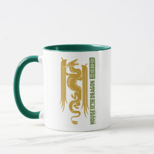 House of the Dragon Gold & Green New Year 恭喜發財 Mug