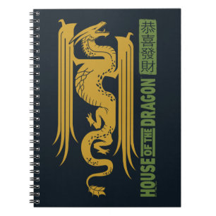 House of the Dragon Gold & Green New Year   恭喜發財 Notebook