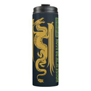House of the Dragon Gold & Green New Year 恭喜發財 Thermal Tumbler