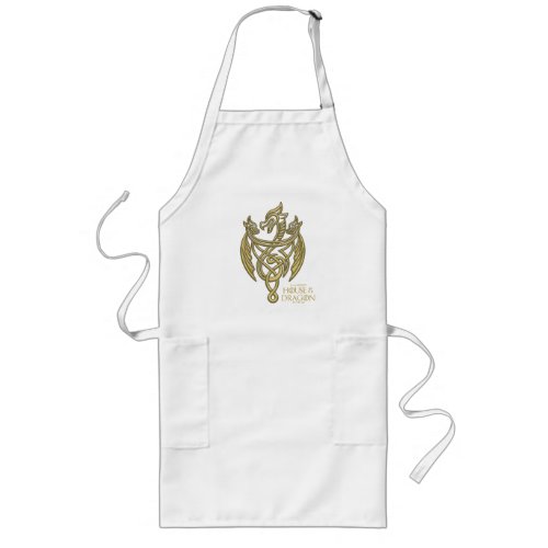 HOUSE OF THE DRAGON  Golden Filigree Dragon Crest Long Apron