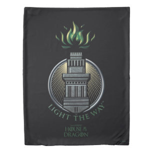 HOUSE OF THE DRAGON   House Hightower Sigil Duvet Cover