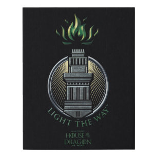 HOUSE OF THE DRAGON   House Hightower Sigil Faux Canvas Print