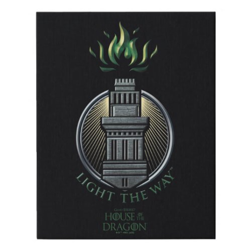 HOUSE OF THE DRAGON  House Hightower Sigil Faux Canvas Print