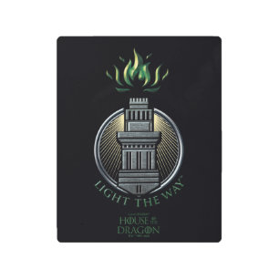 HOUSE OF THE DRAGON   House Hightower Sigil Metal Print