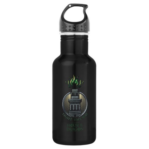 HOUSE OF THE DRAGON  House Hightower Sigil Stainless Steel Water Bottle