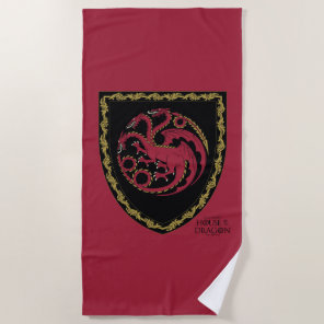 HOUSE OF THE DRAGON | House Targaryen Crest Beach Towel