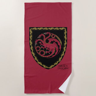 HOUSE OF THE DRAGON | House Targaryen Crest Beach Towel