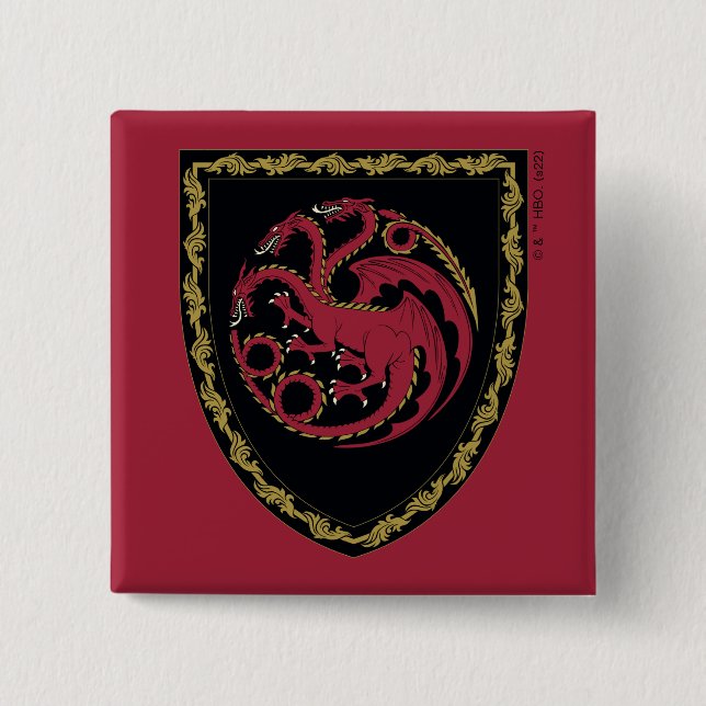 HOUSE OF THE DRAGON | House Targaryen Crest Button (Front)
