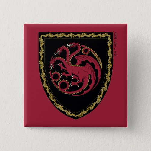 HOUSE OF THE DRAGON  House Targaryen Crest Button