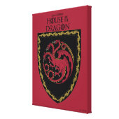 HOUSE OF THE DRAGON | House Targaryen Crest Canvas Print | Zazzle