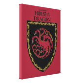 HOUSE OF THE DRAGON | House Targaryen Crest Canvas Print | Zazzle