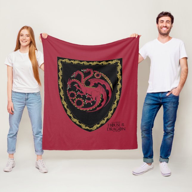 HOUSE OF THE DRAGON | House Targaryen Crest Fleece Blanket (In Situ)