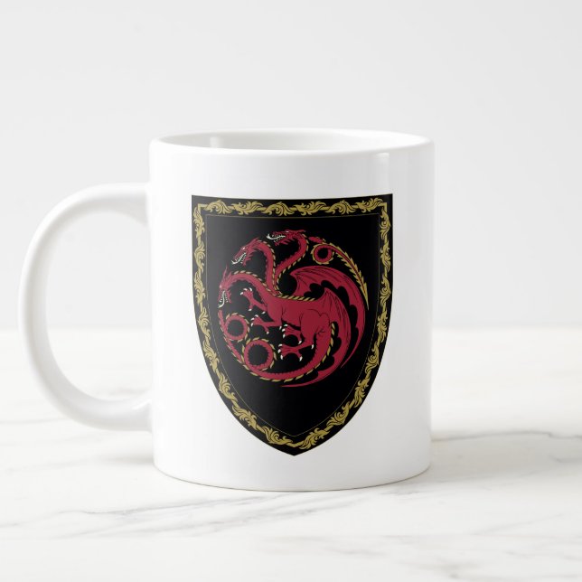 HOUSE OF THE DRAGON | House Targaryen Crest Giant Coffee Mug (Left)