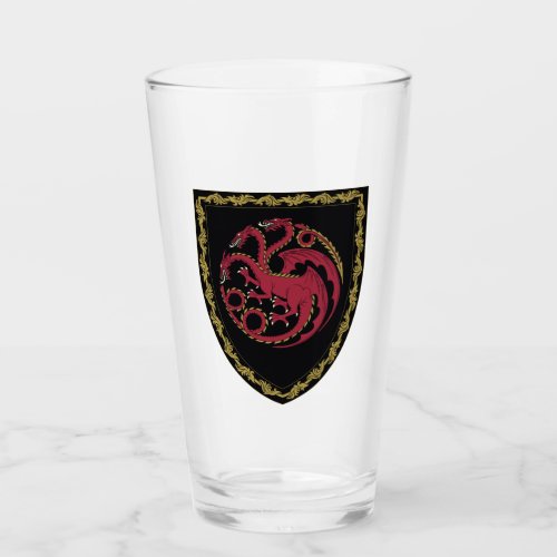 HOUSE OF THE DRAGON  House Targaryen Crest Glass