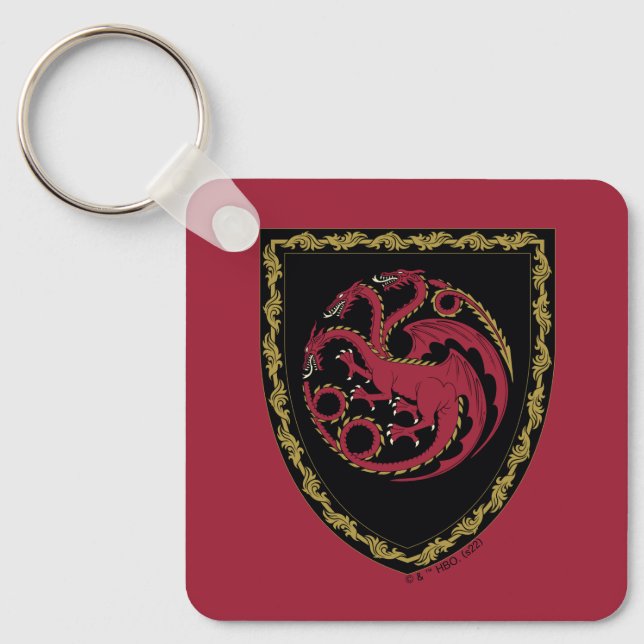 HOUSE OF THE DRAGON | House Targaryen Crest Keychain (Front)