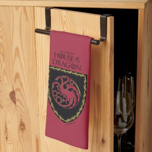 HOUSE OF THE DRAGON  House Targaryen Crest Kitchen Towel