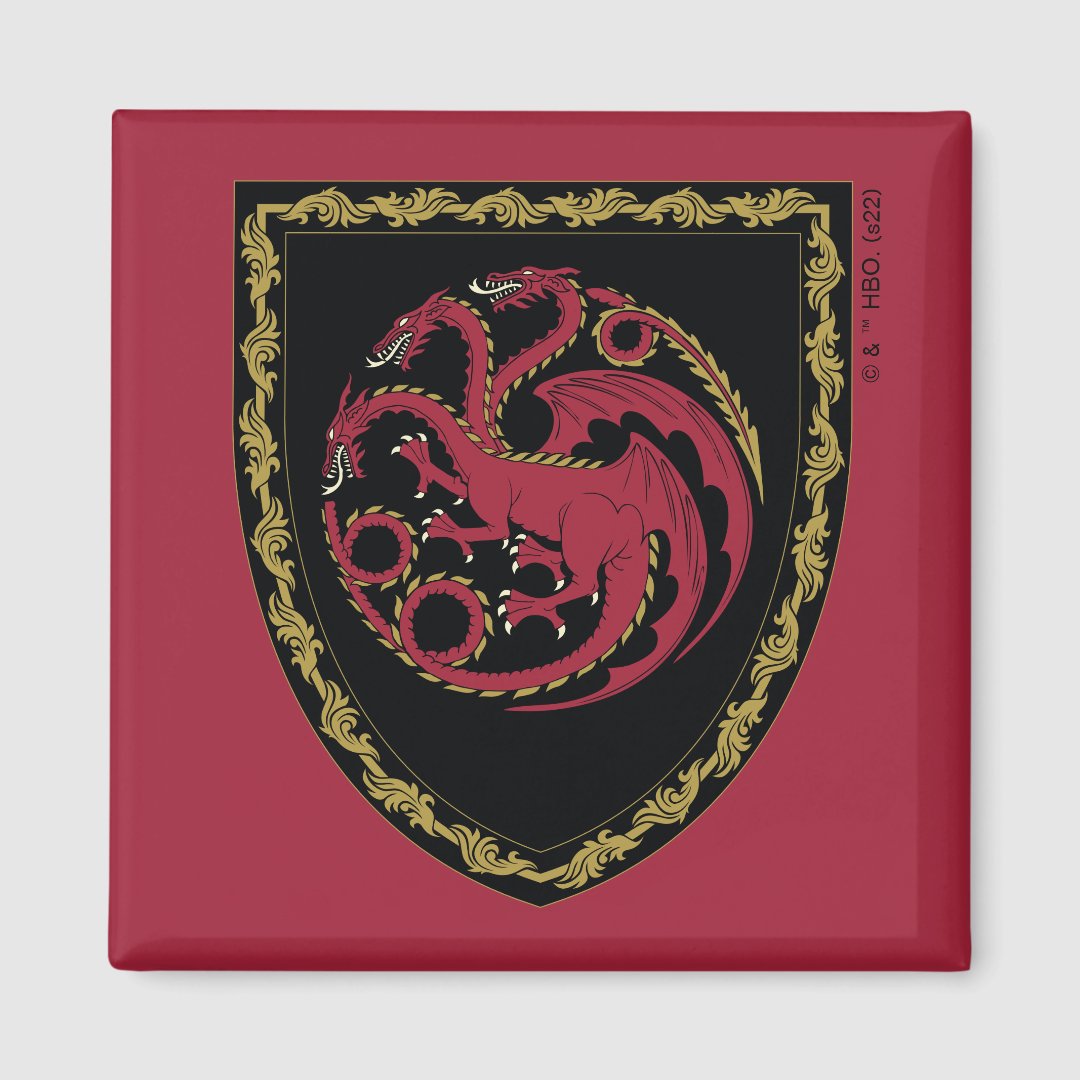 HOUSE OF THE DRAGON | House Targaryen Crest Magnet | Zazzle