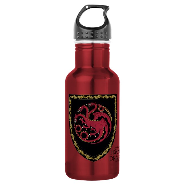 HOUSE OF THE DRAGON | House Targaryen Crest Stainless Steel Water Bottle (Front)