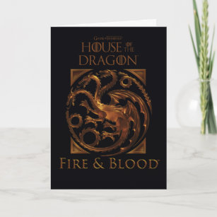 HOUSE OF THE DRAGON   House Targaryen Sigil Card