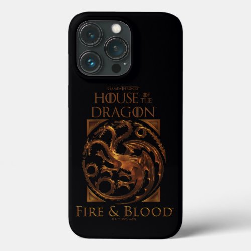 HOUSE OF THE DRAGON  House Targaryen Sigil iPhone 13 Pro Case