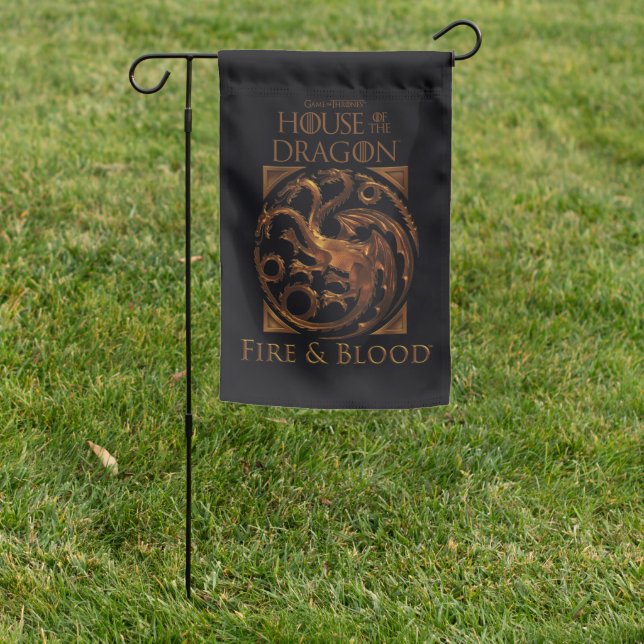 HOUSE OF THE DRAGON | House Targaryen Sigil Garden Flag (In SItu)