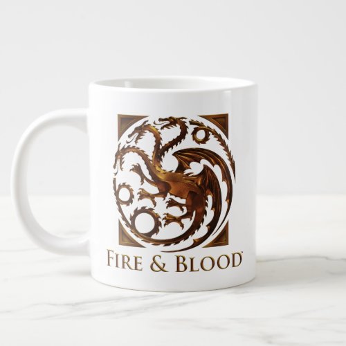 HOUSE OF THE DRAGON  House Targaryen Sigil Giant Coffee Mug
