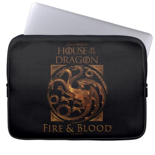 HOUSE OF THE DRAGON  House Targaryen Sigil Laptop Sleeve