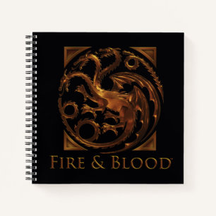 HOUSE OF THE DRAGON   House Targaryen Sigil Notebook