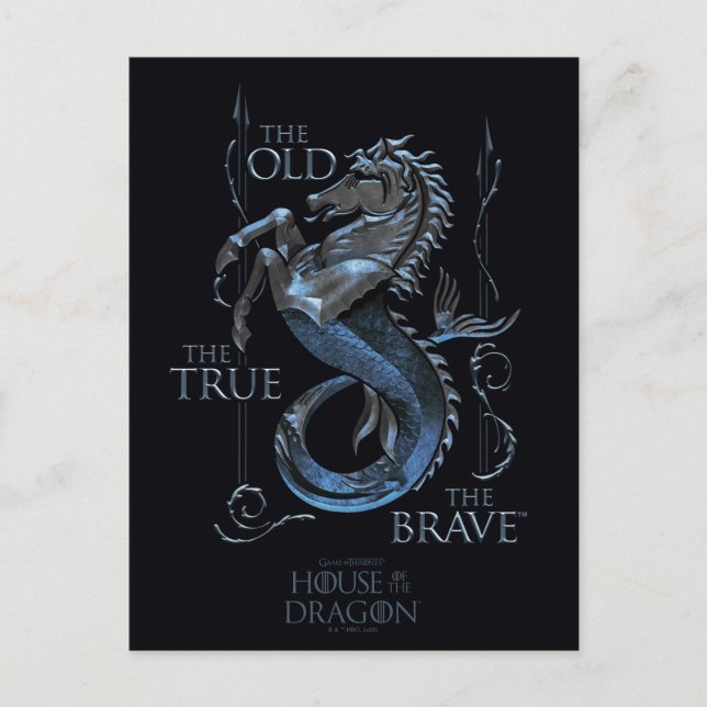 HOUSE OF THE DRAGON | House Velaryon Sigil Postcard (Front)