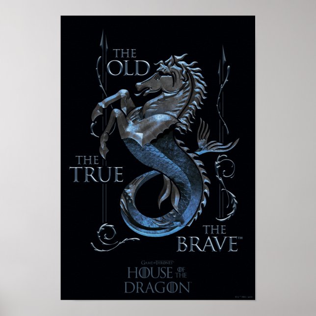 HOUSE OF THE DRAGON | House Velaryon Sigil Poster (Front)