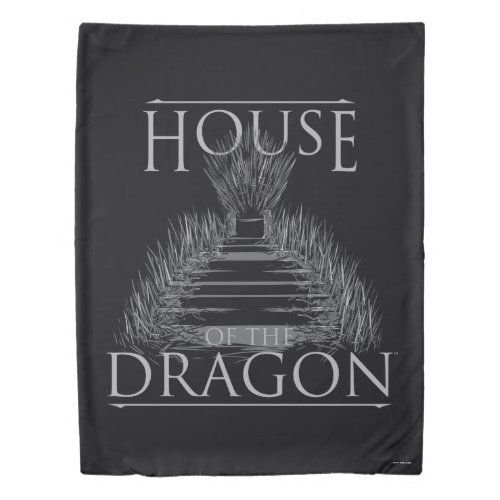 HOUSE OF THE DRAGON  Iron Throne Graphic Duvet Cover