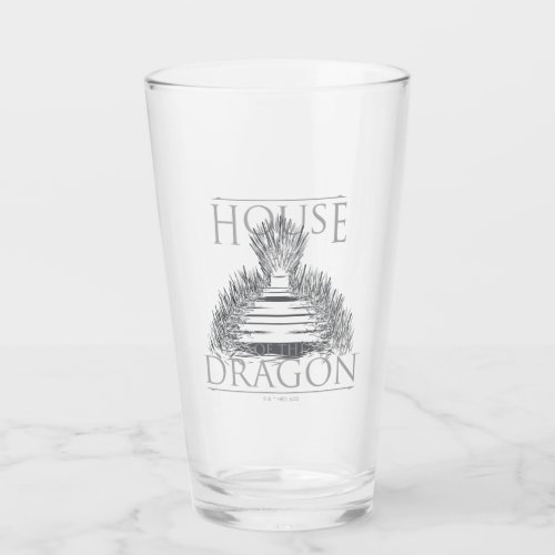 HOUSE OF THE DRAGON  Iron Throne Graphic Glass