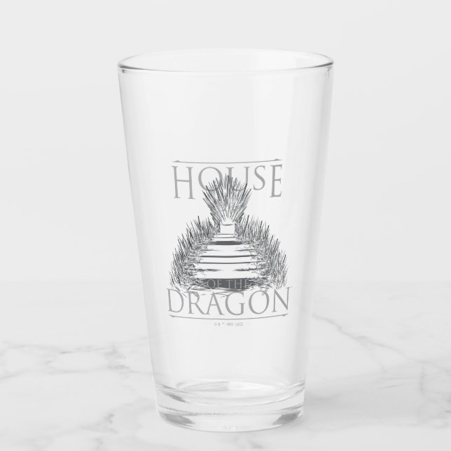 HOUSE OF THE DRAGON | Iron Throne Graphic Glass (Front)