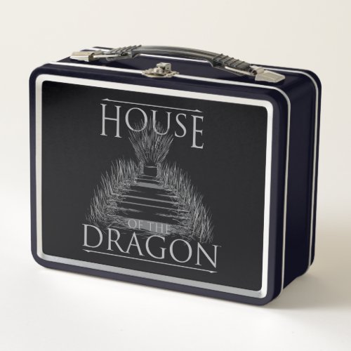 HOUSE OF THE DRAGON  Iron Throne Graphic Metal Lunch Box