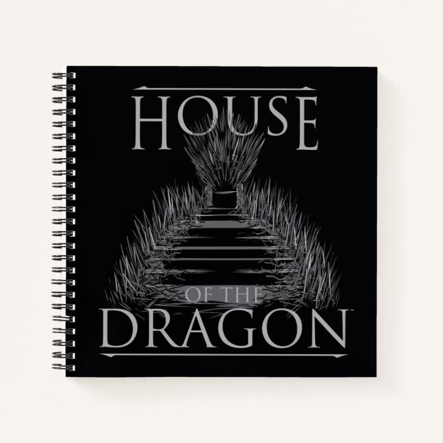 HOUSE OF THE DRAGON | Iron Throne Graphic Notebook (Front)