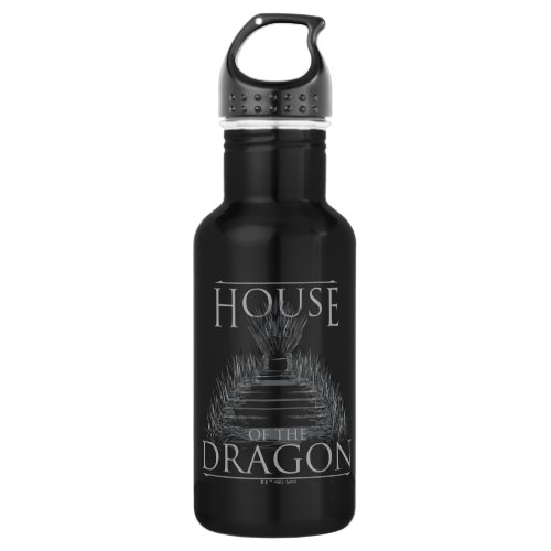 HOUSE OF THE DRAGON  Iron Throne Graphic Stainless Steel Water Bottle