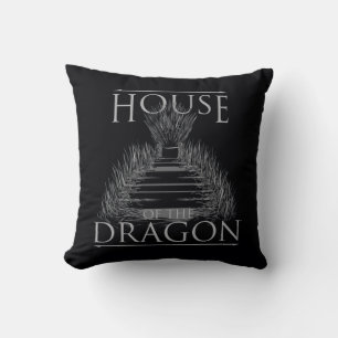 HOUSE OF THE DRAGON Iron Throne Graphic Throw Pillow