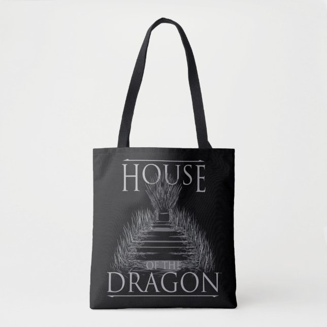 HOUSE OF THE DRAGON | Iron Throne Graphic Tote Bag (Front)