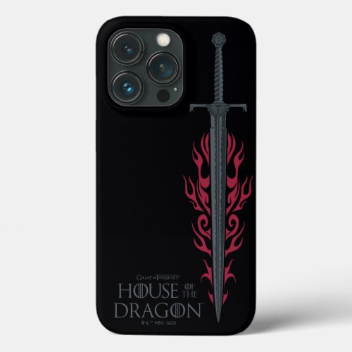 HOUSE OF THE DRAGON  King Viserys Flaming Sword iPhone 13 Pro Case