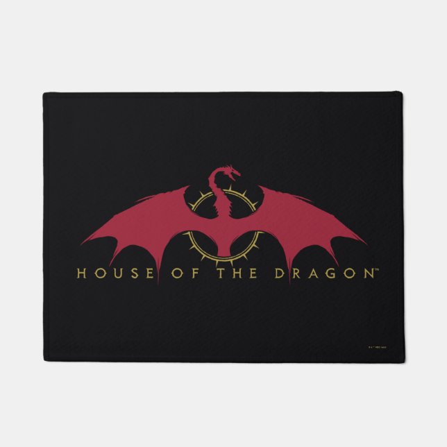 HOUSE OF THE DRAGON | Red Dragon Graphic Doormat (Front)