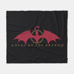 HOUSE OF THE DRAGON   Red Dragon Graphic Fleece Blanket