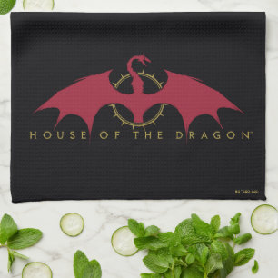 HOUSE OF THE DRAGON Red Dragon Graphic Kitchen Towel