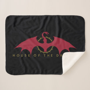 HOUSE OF THE DRAGON   Red Dragon Graphic Sherpa Blanket