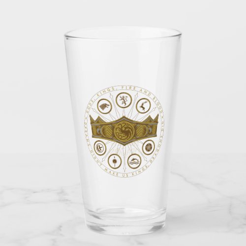 HOUSE OF THE DRAGON  Seven Kingdoms Crown Graphic Glass