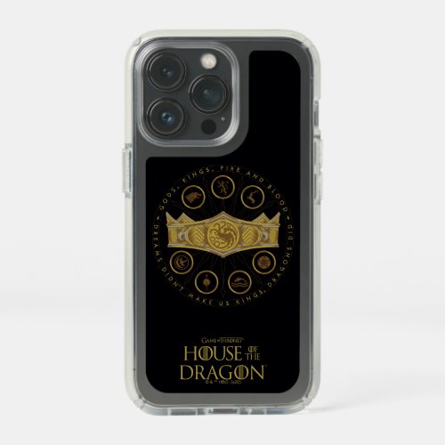 HOUSE OF THE DRAGON  Seven Kingdoms Crown Graphic Speck iPhone 13 Pro Case