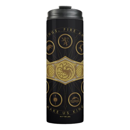 HOUSE OF THE DRAGON  Seven Kingdoms Crown Graphic Thermal Tumbler
