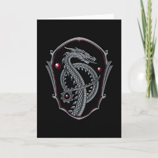 HOUSE OF THE DRAGON | Silver Dragon Badge Card