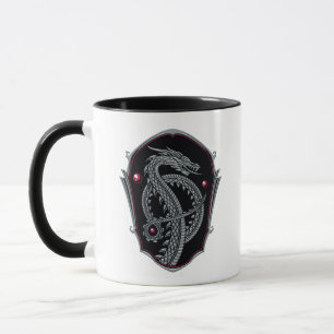 HOUSE OF THE DRAGON Silver Dragon Crest Mug