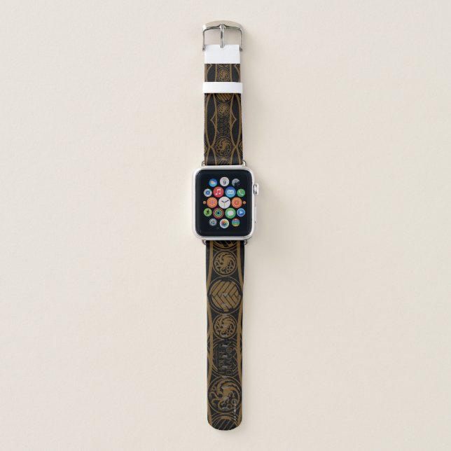 HOUSE OF THE DRAGON | Targaryen Stripe Pattern Apple Watch Band (Front)