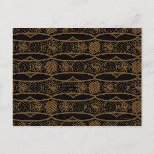 HOUSE OF THE DRAGON Targaryen Stripe Pattern Postcard